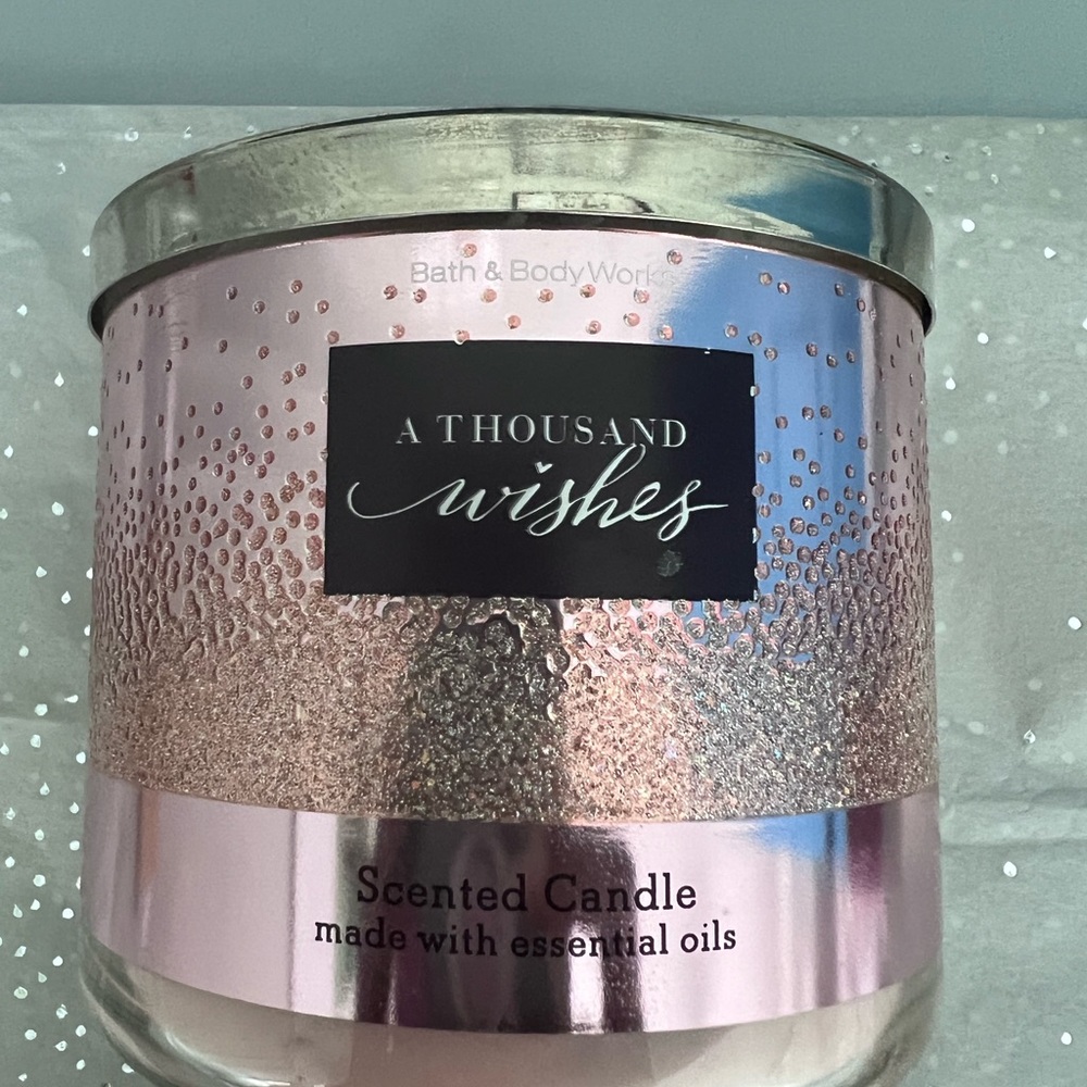 Bath & Body scented candle. A Thousand Wishes. Never been used. New
